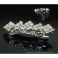 Design simples Rhinestone Hairgrip Girls Acessórios para Cabelo Glitter Crystal Barrette